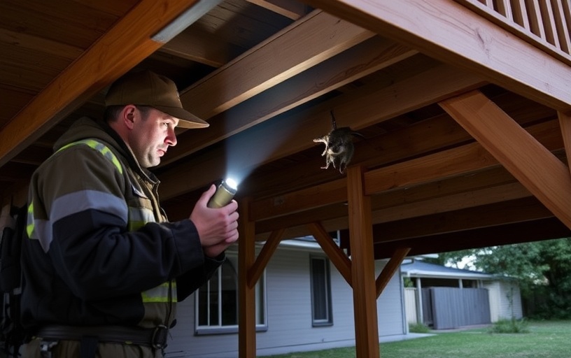 Under Deck Possum Removal in Mollongghip